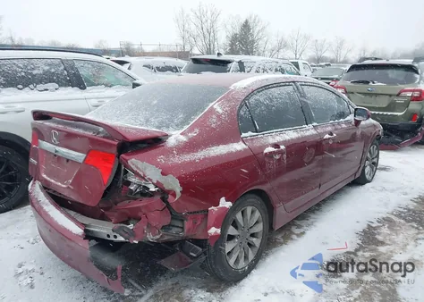 2011 Honda Civic Ex-L from USA, damaged, VIN 2HGFA1F91BH518282